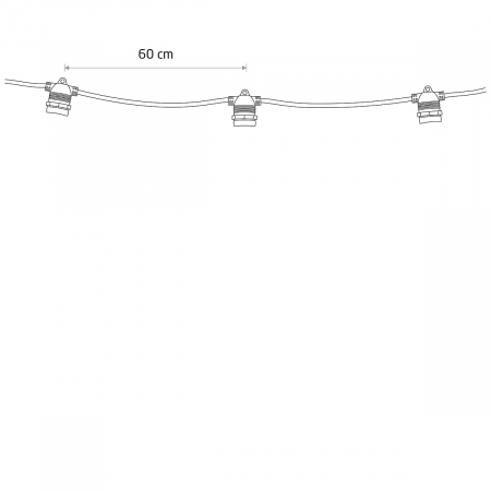Ghirlanda luminoasa FESTOON LIGHTS, lungime 6 m - Nowodvorski [2]