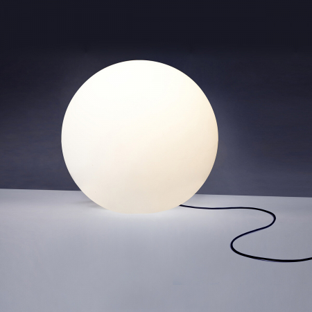 Lampa de gradina alba portabila CUMULUS, 1*E27, diametru 45 cm - NOWODVORSKI [2]