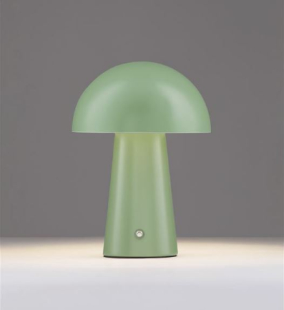 Corpuri de iluminat - INTERIOR - Lampa de masa LED ANDE, cu TOUCH, USB, verde, 22 cm - NOVA LUCE