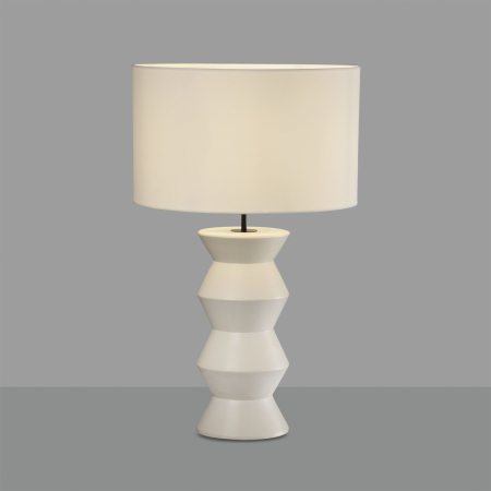 Corpuri de iluminat - INTERIOR - Lampa de masa inalta IBIZA alba, 1*E27, inaltime 82 cm - ACB