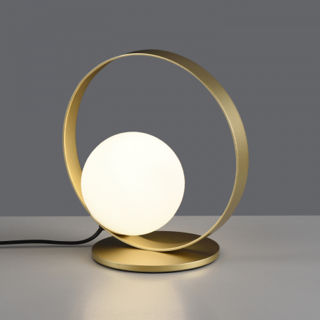 Lampa de masa LED HALO, auriu/alb, 2700-3000K, 370 lm, diametru 26 cm - ACB [1]