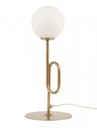 Veioze - Lampa de masa TES, auriu/alb, 1*G9, 12W, inaltime 45 cm - SIGMA