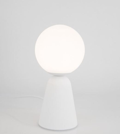 Corpuri de iluminat - INTERIOR - Lampă de masă ZERO, alb, 20 cm - NOVA LUCE
