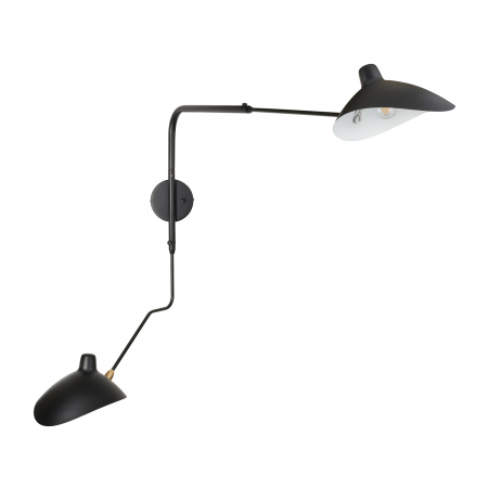 Lampă de perete CRANE-2W neagra, 110 cm - Step into Design [3]