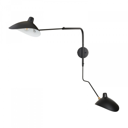 Lampă de perete CRANE-2W neagra, 110 cm - Step into Design [1]