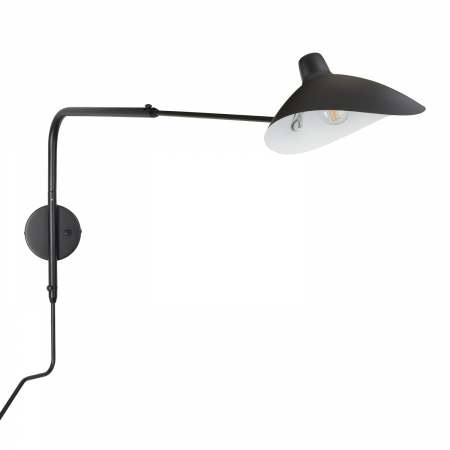 Lampă de perete CRANE-2W neagra, 110 cm - Step into Design [4]