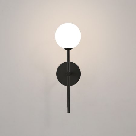 Lampa de perete DORIS, negru/alb, 1*G9, IP44, inaltime 40 cm - ACB [1]