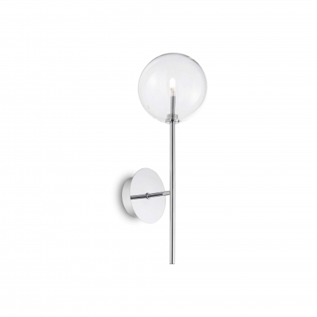 Corpuri de iluminat - INTERIOR - Lampa de perete EQUINOXE AP1, crom, inaltime 45 cm - IDEAL LUX