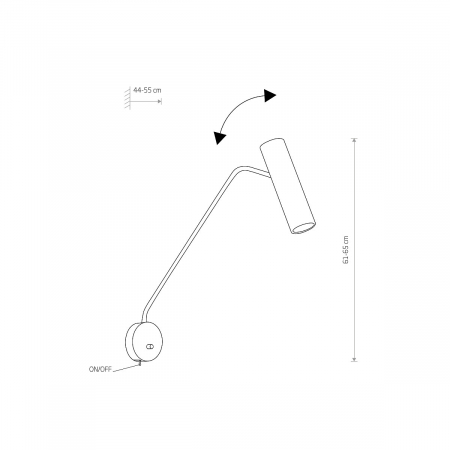 Lampa de perete EYE SUPER 65 cm - Nowodvorski [1]
