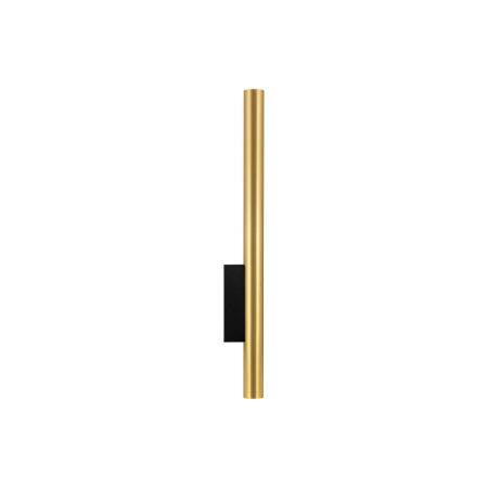 Lampa de perete FOURTY XL, alama/negru, 2*GU10, 10W, inaltime 60 cm - NOWODVORSKI