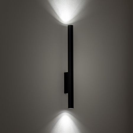 Lampa de perete FOURTY XL neagra, 2*GU10, 10W, inaltime 60 cm - NOWODVORSKI [1]