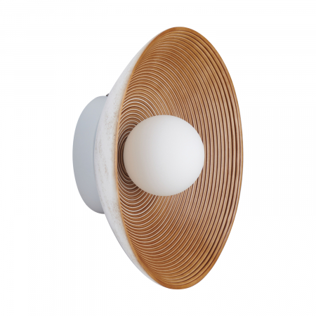 Lampa de perete ILUSIONI, bej/alb, 1*G9, 20W, diametru 26 cm - STEP INTO DESIGN [5]