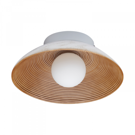 Lampa de perete ILUSIONI, bej/alb, 1*G9, 20W, diametru 26 cm - STEP INTO DESIGN [4]