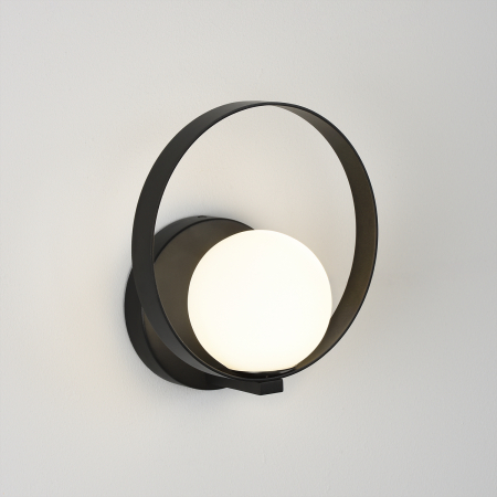 LED - Lampa de perete LED HALO, negru/alb, 2700-3000K, 370 lm - ACB