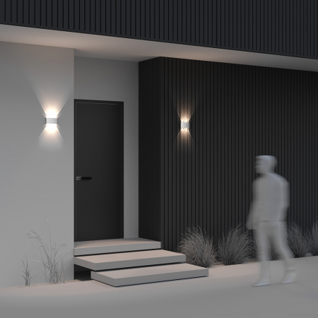 Lampa de perete LED pentru exterior STRATO, alb, 3000K, 600 lm, IP54, lungime 16.5 cm - MAYTONI [1]