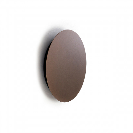 LED - Lampa de perete LED RING M, ciocolatiu/negru, 3000K, 10W, diametru 25 cm - NOWODVORSKI