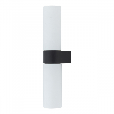 Aplice perete - Lampa de perete NATALIE II, negru/alb, IP44, inaltime 29.5 cm - NOWODVORSKI