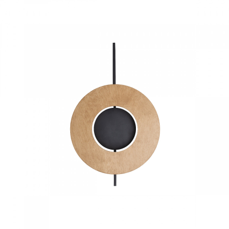 Lampa de perete neagra SUNSET NATURAL A 80 cm - nowodvorski 10576