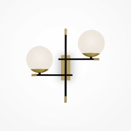 Iluminat zona living - Lampa de perete NOSTALGIA, auriu/negru, 2*E14, 40W, inaltime 42 cm - MAYTONI