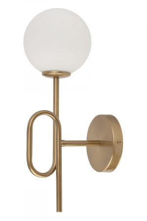 Aplice perete - Lampa de perete TES, auriu/alb, 1*G9, 12W, inaltime 42 cm - SIGMA