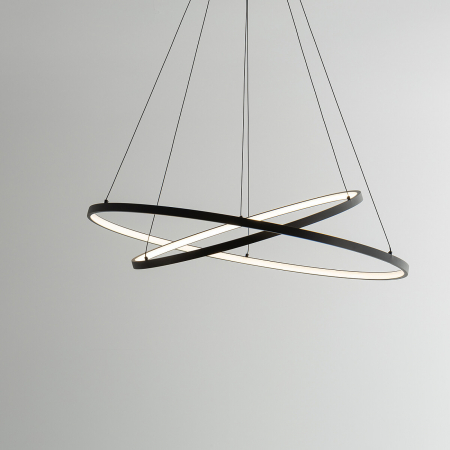 Lampa suspendata LED CIRCOLO neagra, 35W, 4000K,  diametru 60 cm - NOWODVORSKI [10]