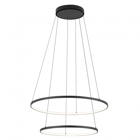 Lampa suspendata LED CIRCOLO neagra, 35W, 4000K,  diametru 60 cm - NOWODVORSKI [1]