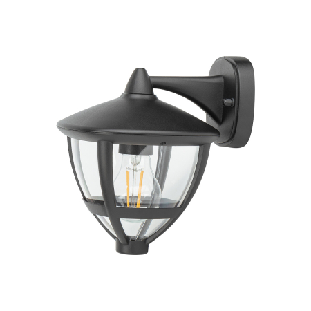 Lămpi și aplice exterior - Lampă perete exterior AMELIA, negru, IP44, 23 cm