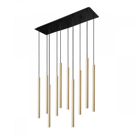 Candelabre - Lampa suspendata LASER SOLID X, alama/negru, 10*G9, lungime 78 cm - NOWODVORSKI