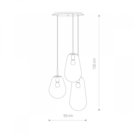 Lampa suspendata alama PEAR III, 55 cm- nowodvorski [3]