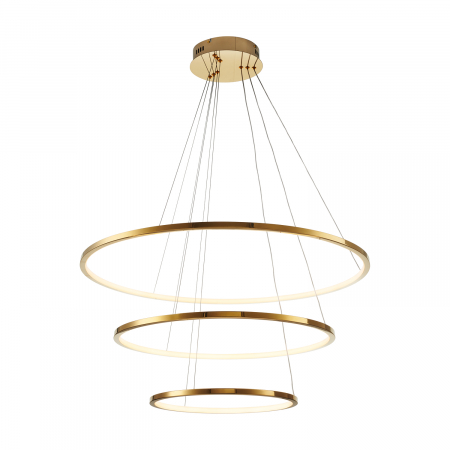 Lampă suspendată LED CIRCLE SLIM, aurie - Step into Design [1]