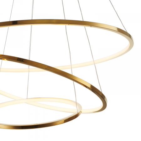 Lampă suspendată LED CIRCLE SLIM, aurie - Step into Design [7]
