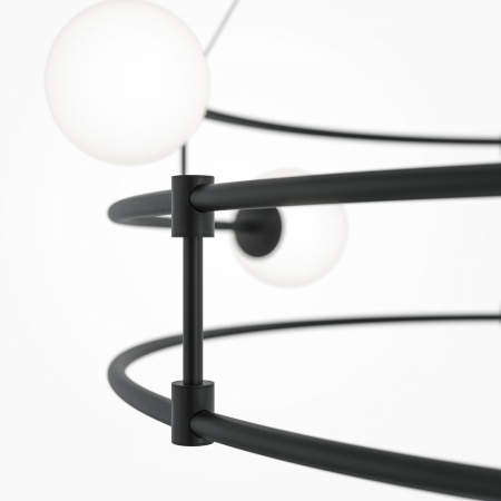 Lampa suspendata BALANCE, negru/alb, 6*G9, 40W, diametru 81 cm - MAYTONI [1]