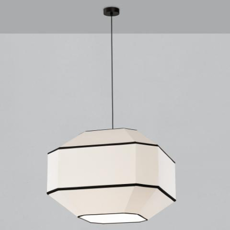 Lampi suspendate - Lampa suspendata BAUHAUS I, alb/negru, 60 cm - ACB C3917681BN