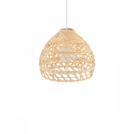 Lampa suspendata RATTAN S, lemn/alb, 1*E27, diametru 40 cm - NOWODVORSKI [3]