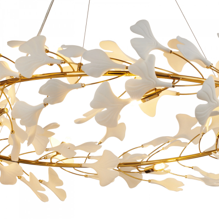 Lampa suspendata BOTANIKA, auriu/alb, diametru 100 cm - STEP INTO DESIGN [3]