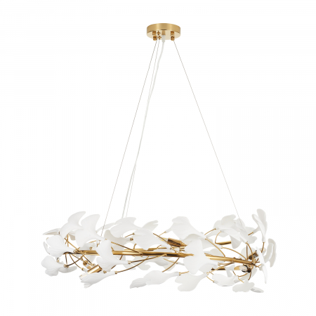Lampa suspendata BOTANIKA, auriu/alb, diametru 80 cm - STEP INTO DESIGN [3]