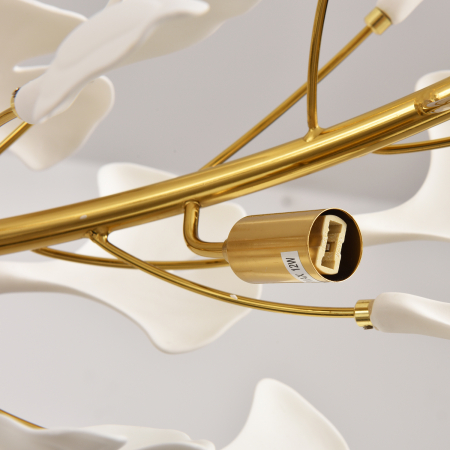 Lampa suspendata BOTANIKA, auriu/alb, diametru 80 cm - STEP INTO DESIGN [11]