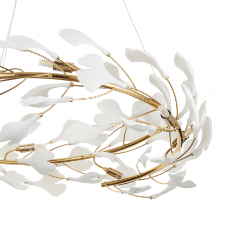 Lampa suspendata BOTANIKA, auriu/alb, diametru 80 cm - STEP INTO DESIGN [5]