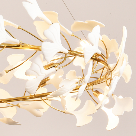 Lampa suspendata BOTANIKA, auriu/alb, diametru 80 cm - STEP INTO DESIGN [6]