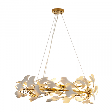 Lampa suspendata BOTANIKA, auriu/alb, diametru 80 cm - STEP INTO DESIGN [4]
