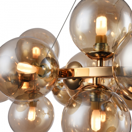Lampa suspendata DALLAS, auriu/amber, 25*G9, diametru 69 cm - MAYTONI [1]