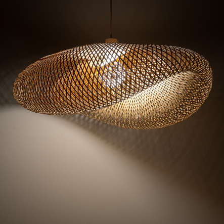 Lampă suspendată din bambus HAVANA L, 80 cm - NOWODVORSKI 11397 [1]