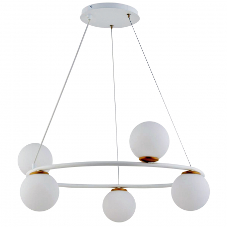 Iluminat zona living - Lampa suspendata GAMA V, neagra, diametru 68 cm