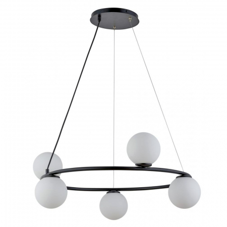 Lampi suspendate - Lampa suspendata GAMA V, neagra, diametru 68 cm