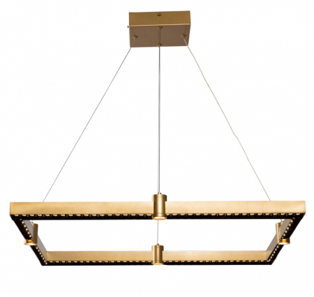 Lampa suspendata gold LED DIAMANTE Nr. 1 P1_67 cm - altavola design