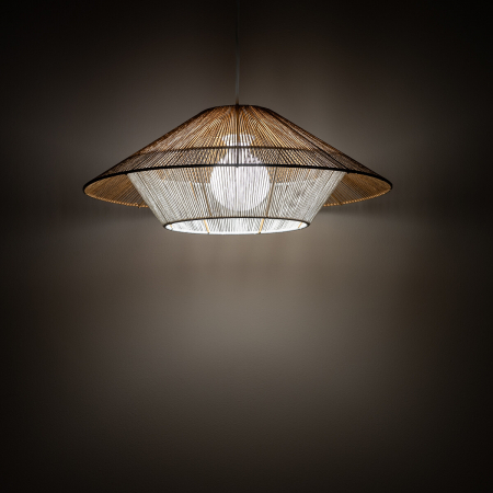 Lampa suspendata JAPANDI S, lemn/alb, 1*E27, diametru 50 cm - NOWODVORSKI [2]