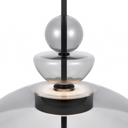 Lampa suspendata LED BANGKOK, negru/gri, 12W, 3000K, diametru 40 cm - MAYTONI [2]