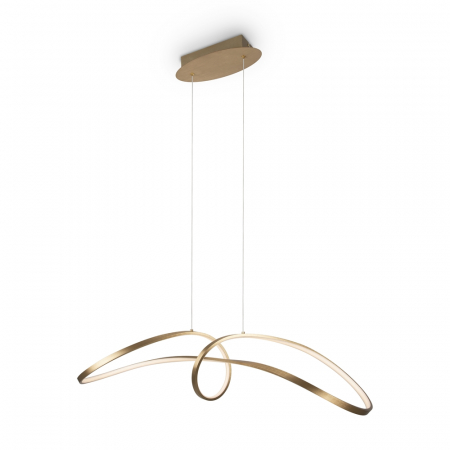 Lampa suspendata LED CURVE, auriu, 4000K, 2800 lm, lungime 92 cm - MAYTONI [4]