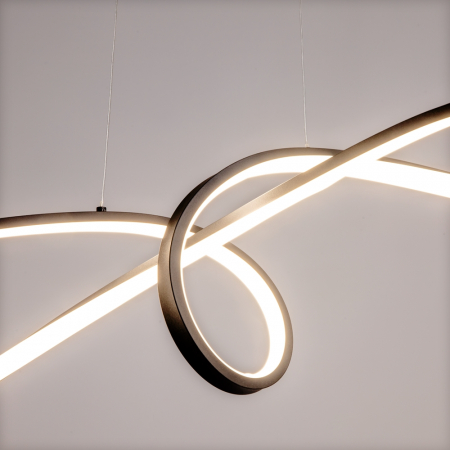 Lampa suspendata LED CURVE, negru, 4000K, 2800 lm, lungime 92 cm - MAYTONI [2]
