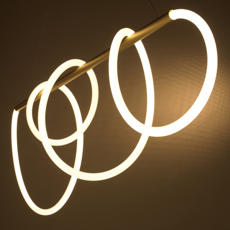 Lampa suspendata LED FANTASIA aurie, 3000k, 2800 lm, lungime 120 cm - STEP INTO DESIGN [4]